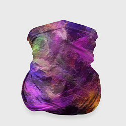 Бандана-труба Разводы цветные, цвет: 3D-принт