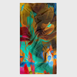 Бандана-труба Растительная абстрактная композиция, цвет: 3D-принт — фото 2