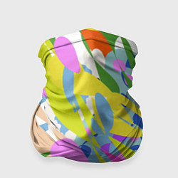 Бандана-труба Краски лета абстракция, цвет: 3D-принт