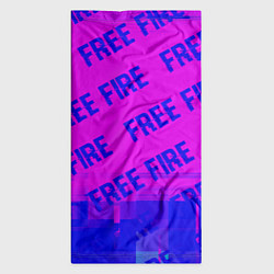 Бандана-труба Free Fire glitch text effect: паттерн, цвет: 3D-принт — фото 2