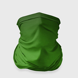 Бандана-труба Зеленый с затемняющей виньеткой, цвет: 3D-принт