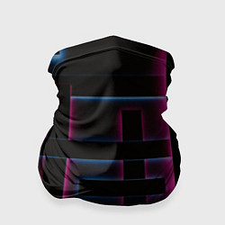 Бандана-труба Абстрактные неоновые панели, цвет: 3D-принт
