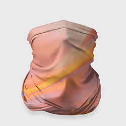 Бандана-труба Оранжевая река и краски, цвет: 3D-принт