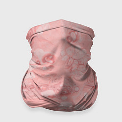 Бандана-труба Розовые волны, цвет: 3D-принт