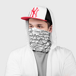 Бандана-труба Раскраска ежи в еловом лесу, цвет: 3D-принт — фото 2