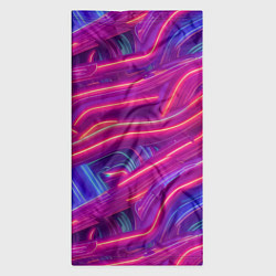Бандана-труба Neon waves, цвет: 3D-принт — фото 2