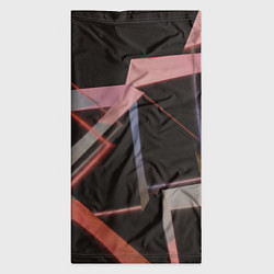 Бандана-труба Абстрактные розовые стеклянные блоки, цвет: 3D-принт — фото 2