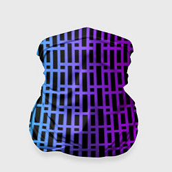 Бандана-труба Неоновая клетка, цвет: 3D-принт