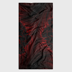 Бандана-труба Красно - черные текстуры, цвет: 3D-принт — фото 2