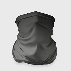 Бандана-труба Серый, черный градиент, цвет: 3D-принт