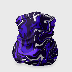 Бандана-труба Фиолетовая абстракция, цвет: 3D-принт