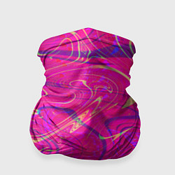 Бандана-труба Розовая абстракция, цвет: 3D-принт