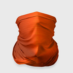 Бандана-труба Оранжевый волнообразный дисковый узор, цвет: 3D-принт