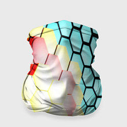 Бандана-труба Shape abstract color, цвет: 3D-принт