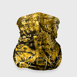 Бандана-труба Желтый хаос, цвет: 3D-принт