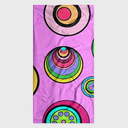 Бандана-труба Разноцветные круги, цвет: 3D-принт — фото 2