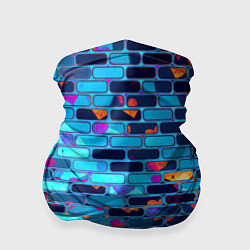 Бандана-труба Кирпичные сердца, цвет: 3D-принт