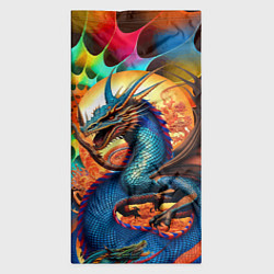 Бандана-труба Japanese dragon - tattoo - irezumi, цвет: 3D-принт — фото 2
