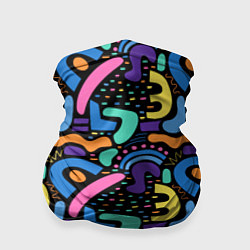 Бандана-труба Multicolored texture pattern, цвет: 3D-принт