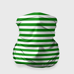 Бандана-труба Тельняшка зеленая Пограничных войск, цвет: 3D-принт