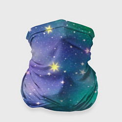 Бандана-труба Космическое сияние волшебное, цвет: 3D-принт