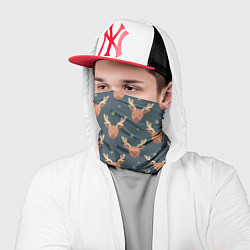 Бандана-труба Паттерн милый лось, цвет: 3D-принт — фото 2