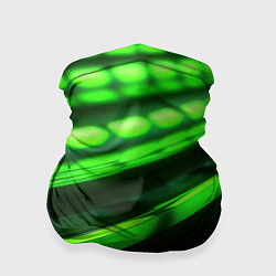 Бандана-труба Green neon abstract, цвет: 3D-принт