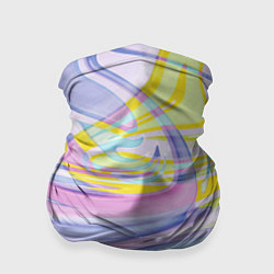 Бандана-труба Нежная абстракция, цвет: 3D-принт