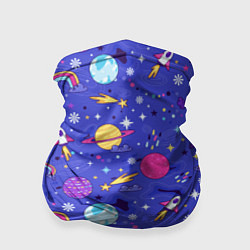 Бандана-труба Планеты и кометы, цвет: 3D-принт