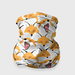 Бандана-труба Хитрые лисы, цвет: 3D-принт