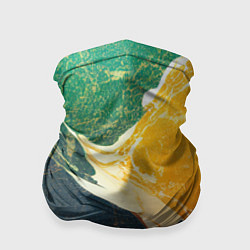 Бандана-труба Мраморная радуга, цвет: 3D-принт