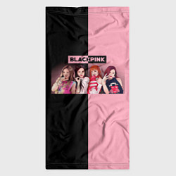 Бандана-труба Черно-розовый градиент Black Pink, цвет: 3D-принт — фото 2