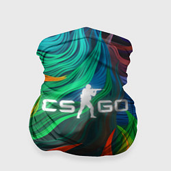 Бандана-труба Cs Go Logo Color, цвет: 3D-принт