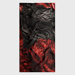 Бандана-труба Black red texture, цвет: 3D-принт — фото 2