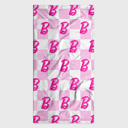 Бандана-труба Розовая шашка и Барби, цвет: 3D-принт — фото 2