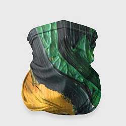 Бандана-труба Раскрасочные мазки красок, цвет: 3D-принт