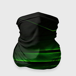Бандана-труба Green lines abstract, цвет: 3D-принт