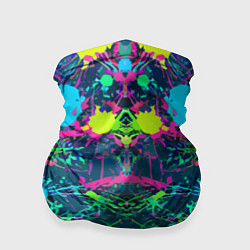 Бандана-труба Colorful blots - expressionism - vogue, цвет: 3D-принт