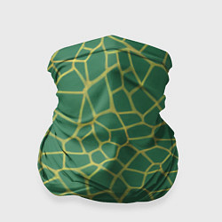 Бандана-труба Зелёная текстура - нейросеть, цвет: 3D-принт