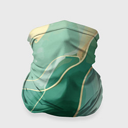 Бандана-труба Малахитовые полосы, цвет: 3D-принт