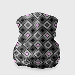 Бандана-труба Серо - розовый геометрический узор, цвет: 3D-принт