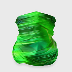Бандана-труба Яркий зеленый фон, цвет: 3D-принт