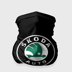 Бандана-труба Skoda auto brend car, цвет: 3D-принт