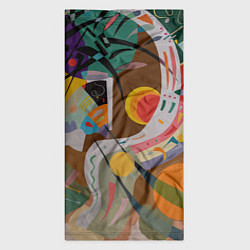 Бандана-труба Искусство Кандинского - Доминирующая кривая, цвет: 3D-принт — фото 2