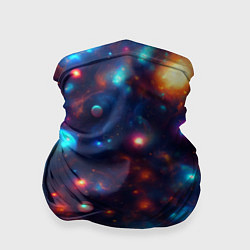 Бандана-труба Бесконечность звезд, цвет: 3D-принт