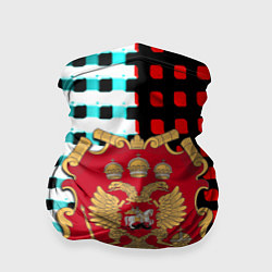 Бандана-труба Патриот России, цвет: 3D-принт
