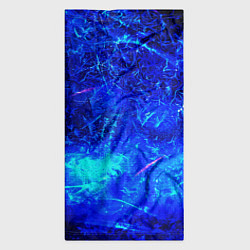 Бандана-труба Синий лёд и снежинки, цвет: 3D-принт — фото 2