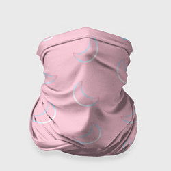 Бандана-труба Розовая луна, цвет: 3D-принт