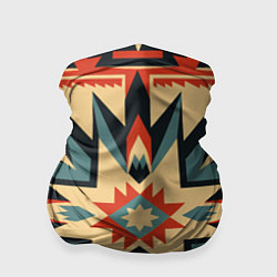 Бандана-труба Орнамент в стиле американских индейцев, цвет: 3D-принт