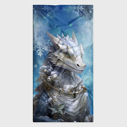 Бандана-труба Зимний дракон, цвет: 3D-принт — фото 2